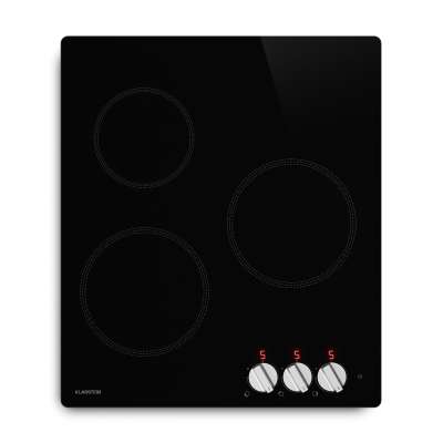 Klarstein Kochheld indukciós főzőlap | Elegáns és erőteljes | 3 főzőzóna | 5700 W | 45 cm