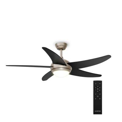 Klarstein Bolero mennyezeti ventilátor világítással | 132 cm | 35 W | Csendes működés | Fa