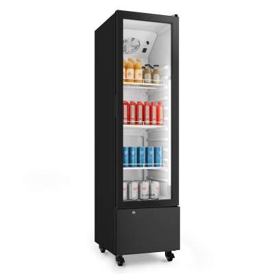 Klarstein GrandCooler gasztro italhűtő | 163,5 x 43 cm | LED belső világítás | Fekete