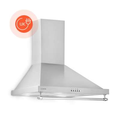 Klarstein Montblanc 60, páraelszívó, 610 m³/ó, 165 W, 2 x 1,5 W LED, díszléc