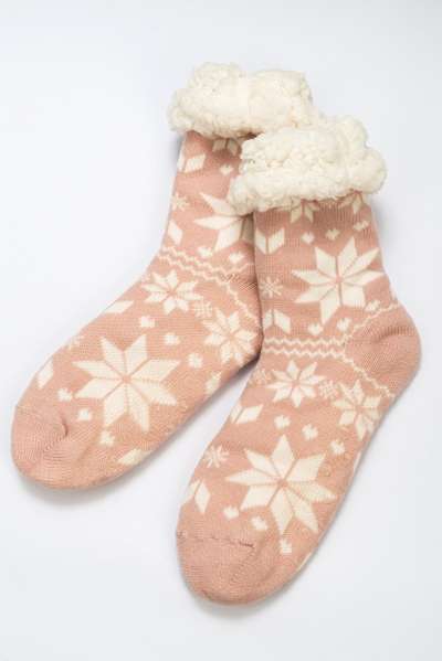 Téli zokni - pink - Méretet 35-42