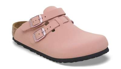 Birkenstock Kay Kids Birkibuc Pink Narrow Fit