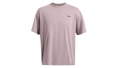 Under Armour M Icon Heavyweight Oversized Logo Wash Short Sleeve