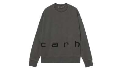 Carhartt WIP Felt Script Sweat Black