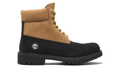 Timberland 6 In Premium WP Boot Black Nubuck Wheat