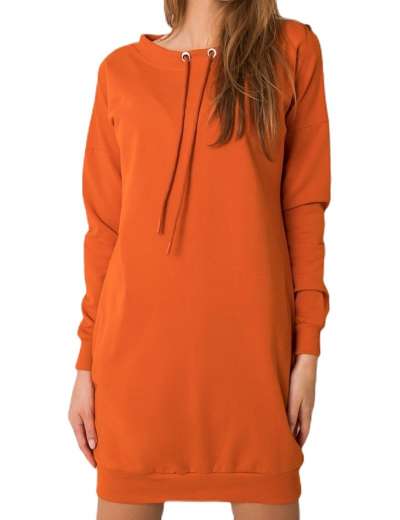Narancssárga női pulóverruha
