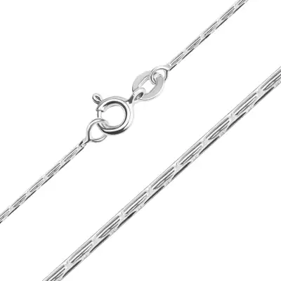Nyaklánc ezüstből - gömbölyített pálcikák, 1 mm