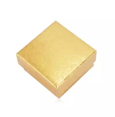 Ajándékdoboz két gyűrűhöz vagy fülbevalóhoz - kúszónövény, arany színű