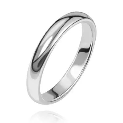 925 ezüst gyűrű - sima fényes karika - Nagyság_ 56