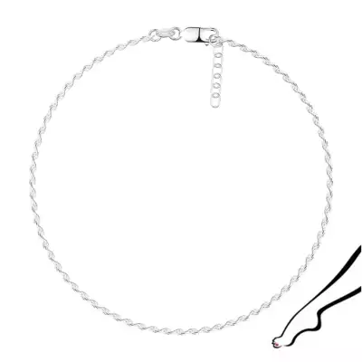 925 ezüst bokalánc - sűrűn összekapcsolt ovális láncszemek, spirál