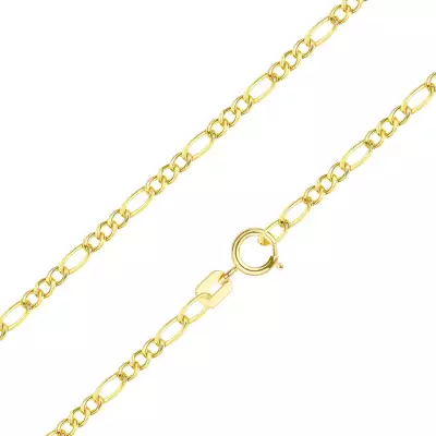 14K sárga arany Figaro lánc – 500 mm
