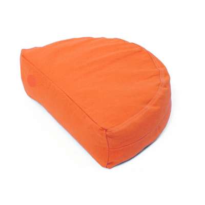 Meditációs ülőpárna huzat (félhold) Narancs - Bindu