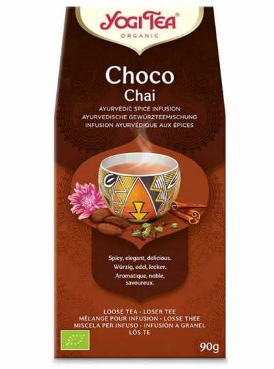 Csokoládés szálas chai bio tea - Yogi Tea