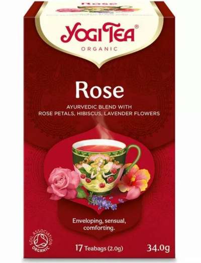 Rózsa bio tea - Yogi Tea