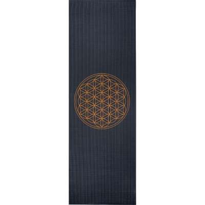 Bodhi Leela jógaszőnyeg FLOWER OF LIFE - Anthracite