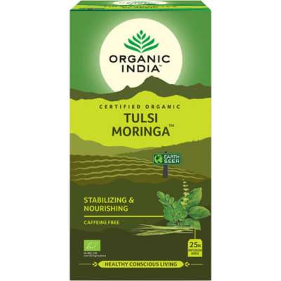 Tulsi MORINGA, filteres bio tea, 25 filter - Organic India