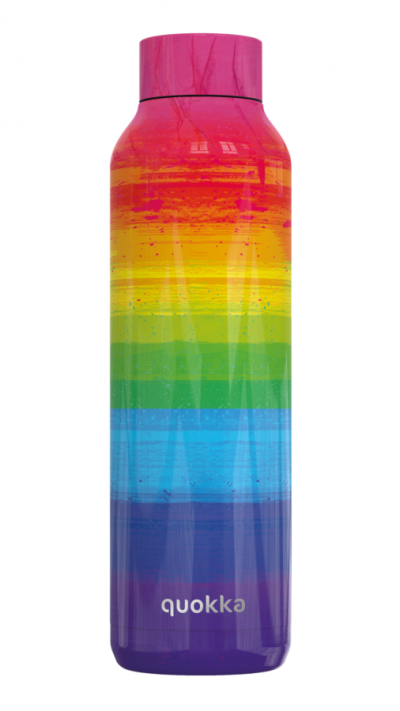 Solid Rainbow fémkulacs 630 ml - Quokka