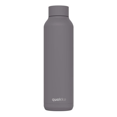 Hőtartó fémkulacs SOLID Grey fémkulacs 630ml - Quokka