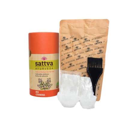 Henna - Természetes növényi hajfesték - vörös 150g - Sattva Ayurveda