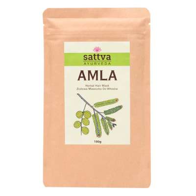 Gyógynövényes hajpakolás - Amla 100g - Sattva Ayurveda
