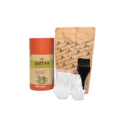 Henna - Természetes növényi hajfesték - henna és amla 150g - Sattva Ayurveda