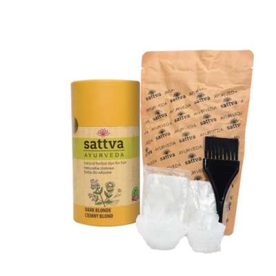 Henna - Természetes növényi hajfesték - sötétszőke 150g - Sattva Ayurveda