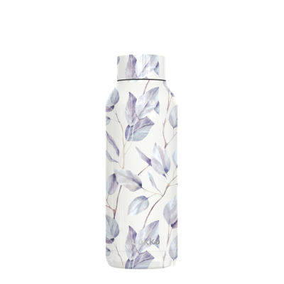 Hőtartó fémkulacs SOLID - Gray Bouquet 510ml - Quokka