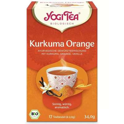 Kurkuma narancs bio tea - Yogi Tea