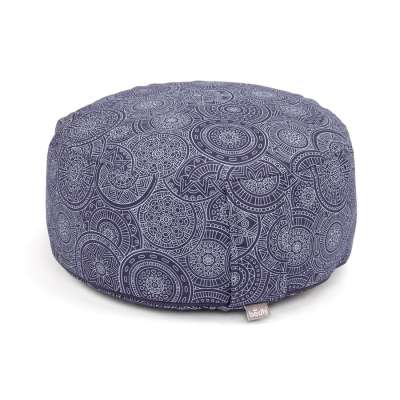  Bodhi Maharaja Collection RONDO – tönköly meditációs párna 32×20 cm – Mandala Dark Blue