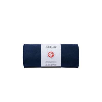 Manduka eQua Yoga Mat Towel jógatörölköző MIDNIGHT - 200cm