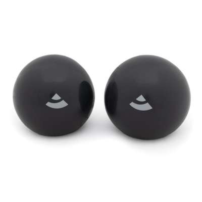Súlyozott pilates labda 2db-os szett 2x1kg - antracit - Bodhi