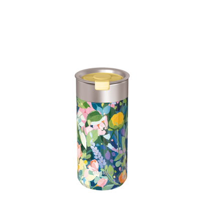 BOOST kávés/teás pohár szűrővel 400ml - Floral Party - Quokka