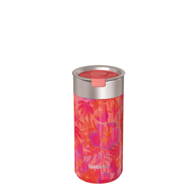 BOOST kávés/teás pohár szűrővel 400ml - Coral Garden - Quokka