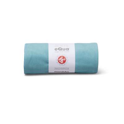 Manduka eQua Yoga Mat Towel jógatörölköző BLUE LOTUS - 180cm