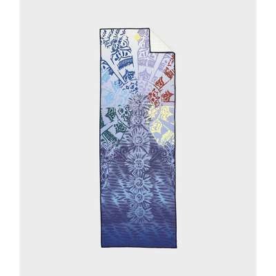Manduka Yogitoes Hot Yoga jógatörölköző – Chakra Print – 180cm