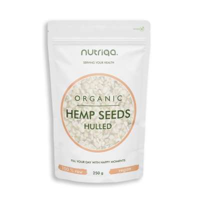 Nutriqa Bio hántolt kendermag – 250 g