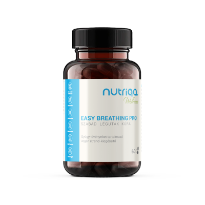 Nutriqa EASY BREATHING PRO - Szabad Légutak Kúra 60 db vegán kapszulával