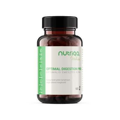 Nutriqa OPTIMAL DIGESTION PRO - Optimális Emésztés Kúra 60 db vegán kapszulával