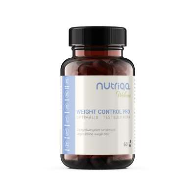 Nutriqa WEIGHT CONTROL PRO - Optimális Testsúly Kúra 60 db vegán kapszulával