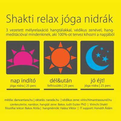 Dr. Bakos Judit Eszter – Virinchi mantraSOUND: Shakti Relax jóga nidrák hangtálakkal, meditációval | 3X25 perc MP3