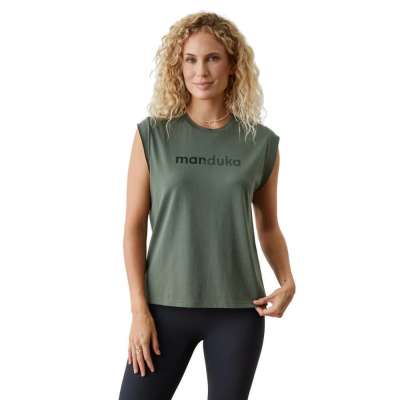 Manduka Warrior Tee női jóga póló - Earth