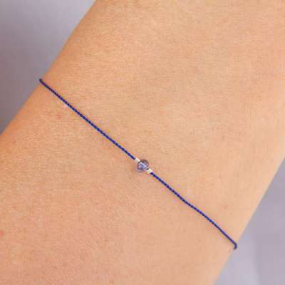 Csakra karkötő - Iolite - Throat Chakra (Blue) - Bodhi