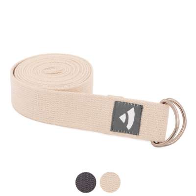 ASANA BELT jógaheveder fém karikákkal - anthracite - Bodhi