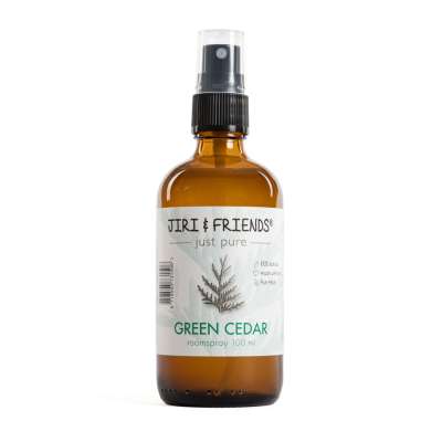 Aromaterápiás spray zöld cédrus, Jiri & Friends, 100 ml