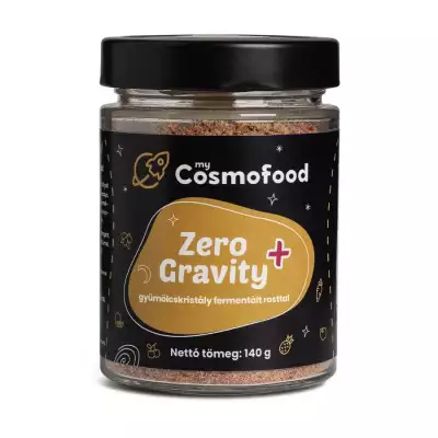 CosmoFood Zero Gravity+ gyümölcskristály fermentált rosttal - az egészséges mikrobiomért (140 g)