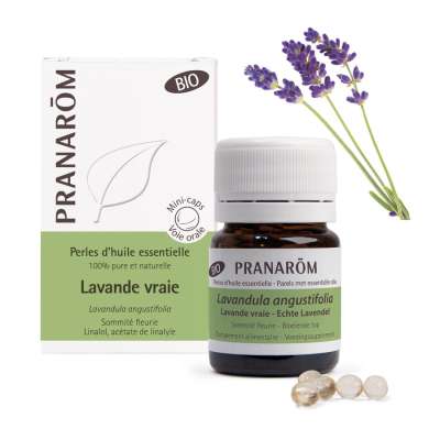 Pranarom Orvosi levendula „gyöngy” – illóolaj tartalmú mini kapszula bio 60 db