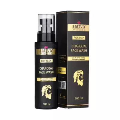 Arctisztító gél aktív szénnel – 100 ml Sattva Ayurveda