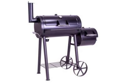 GARTHEN Kerti grill füstüllővel XL 120 x 55 cm