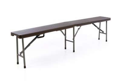 GARTHEN Kempingpad  rattan design 180 cm barna