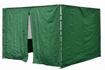 Két oldalfal PROFI kerti sátorhoz 3 x 3 m - zöld